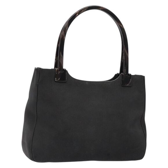 PRADA Tote Bag Suede Gray Silver - Picture 1 of 9